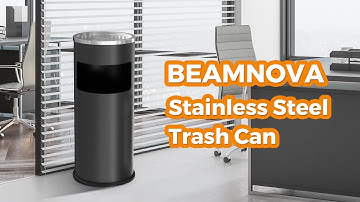 BEAMNOVA Stainless Steel Trash Can Review By ivypinkmade