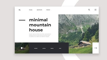 UI UX Design - Minimal Real Estate Website Design - Adobe Photoshop - Fazil Studio