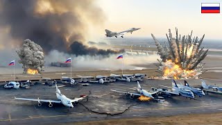 الولايات المتحدة وأوكرانيا تبدأان في الرد! تدمير أكبر مطار عسكري في روسيا في وقت قصير