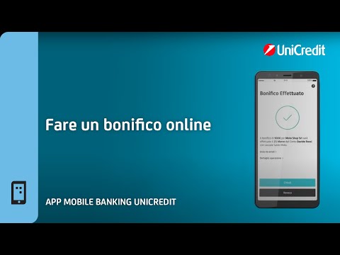 Fare un Bonifico Online con l'App Mobile Banking UniCredit