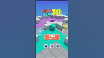 Puzzle game jelly fill 3d level1 to level5 complete