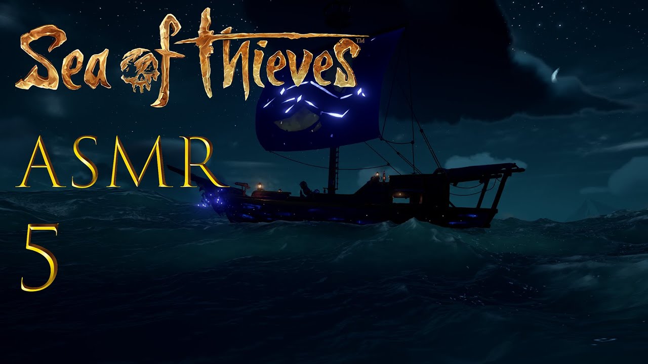 ASMR (no talking) Sea of Thieves Morrow's Peak to Golden Sands
