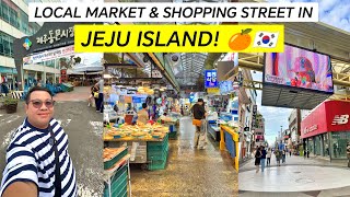 JEJU 2025: Exploring Dongmun Market & Chilsungro Shopping Town! 🇰🇷🍊