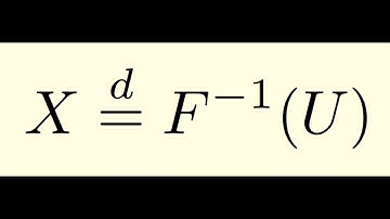 Every Random Variable is a Transformation of U[0,1] (Inverse Transform Sampling)