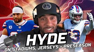 MICAH HYDE on the Bills NEW & OLD HighMark Stadiums, 'Nickel City' uniforms + PRESEASON Football