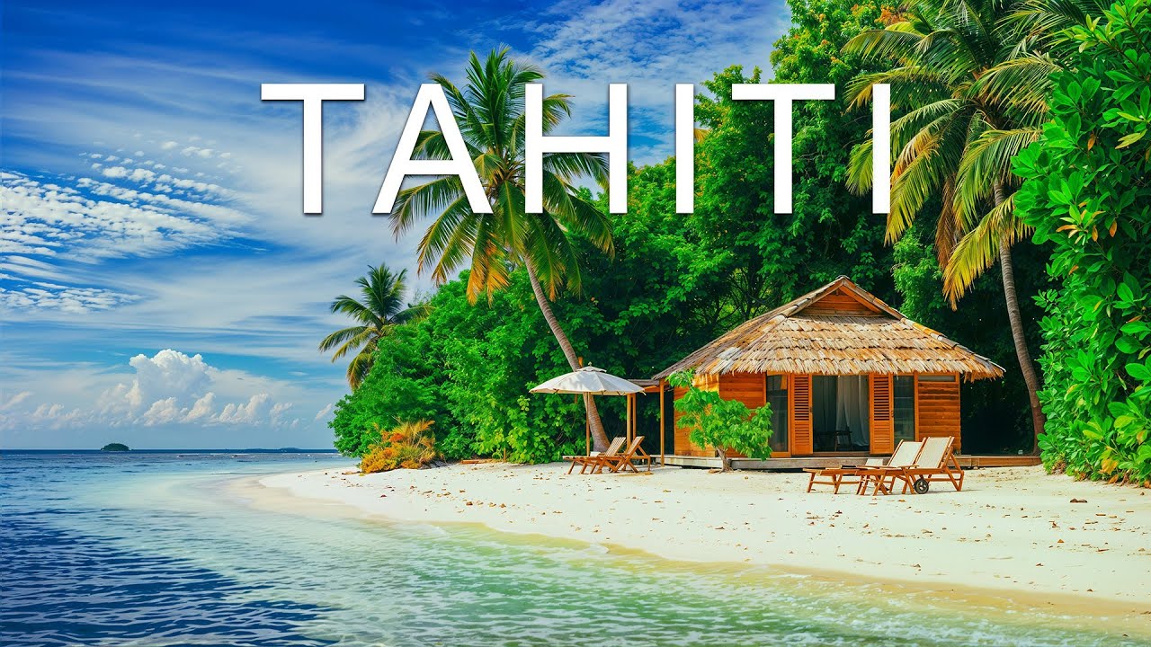Tahiti, Polynesian 4K UHD – Journey Through Blue Lagoons, Lush Hills & Ocean Horizons