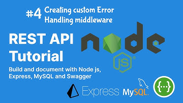 How to handle Node js errors like a pro - custom error-handling middleware | REST API Tutorial