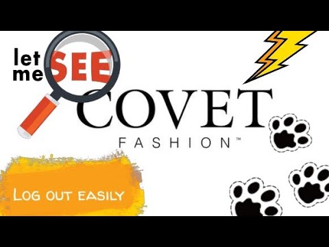 How to log out in covet fashion | simple way