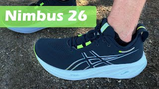 ASICS Nimbus 26 First Impression Review & Comparisons