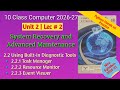 Built-in Diagnostic Tools | Task Manager, Resource Monitor &amp; Event Viewer | 10th Class CS [Lec 11]