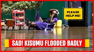 Emotional! See what this woman did and others after River Nyando broke it's Banks.