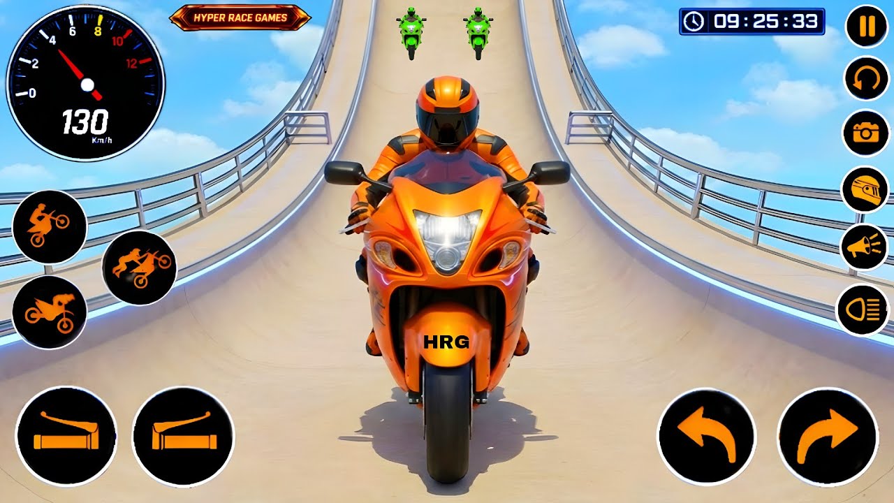 Ultra GT Bike Stunt Racing 3D - Extreme Mega Ramp 2025 - Android Gameplay