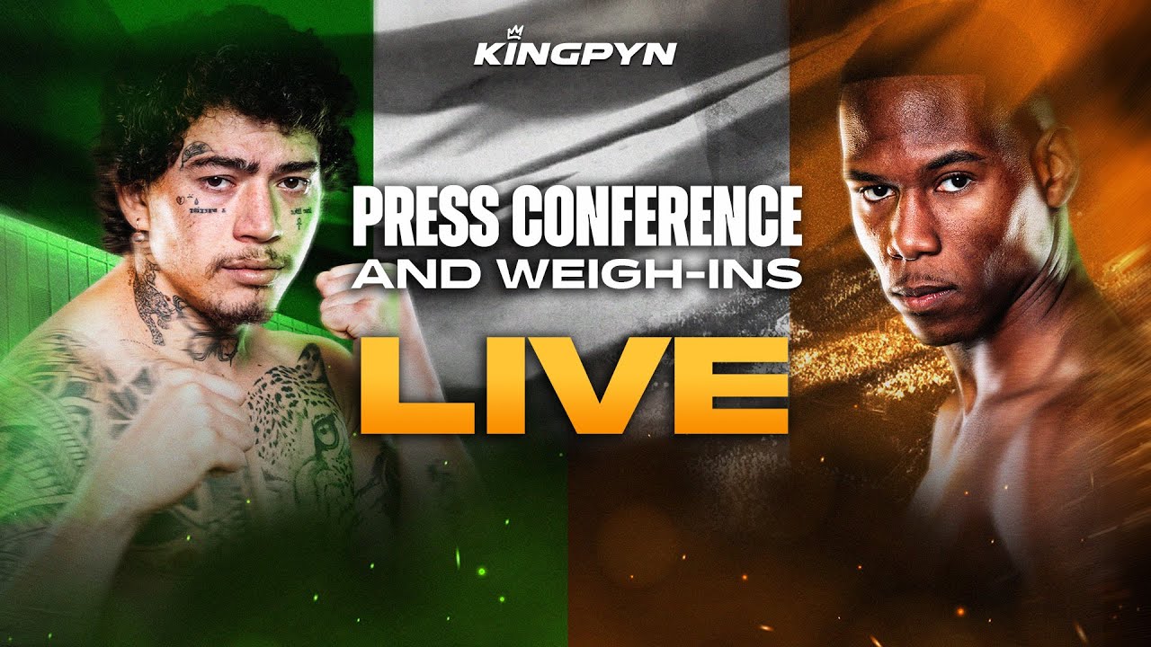 KINGPYN SEMI-FINALS PRESS CONFERENCE and WEIGH IN LIVESTREAM