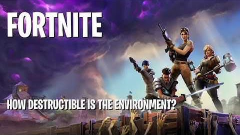 Fortnite - Destructible environments