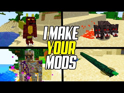 ✔️ I CREATE Your Mod Ideas in Minecraft #2 