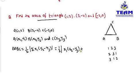 By Using Geogebra Finding Area of Triangle