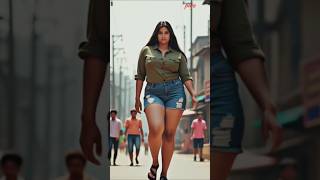 Desi Beauty Ki Slow Walk Atude & Style Se Bhari Chaal Puja Walks50 Shorts