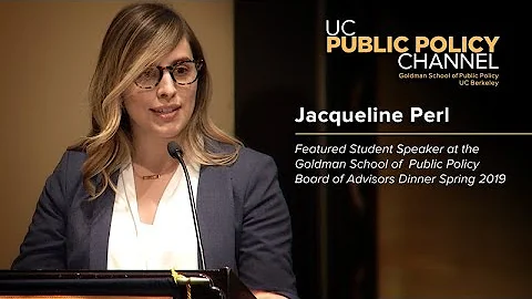 Jacqueline Perl -- Featured Student Speaker at the...