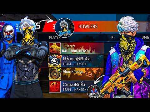 RAISTAR VS HAKSON & CHIKU BHAI 😱 IN FREE FIRE