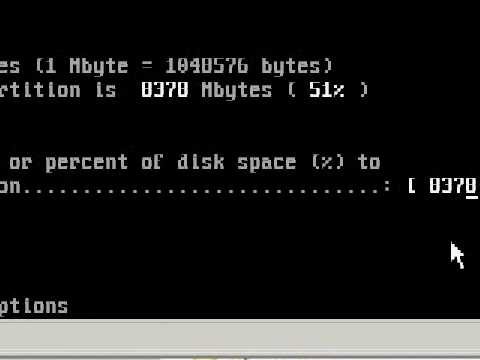 Fdisk DOS Partition Tutorial