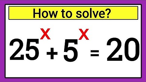 Germany | Can you solve this? | Nice Math Olympiad Exponential Equation