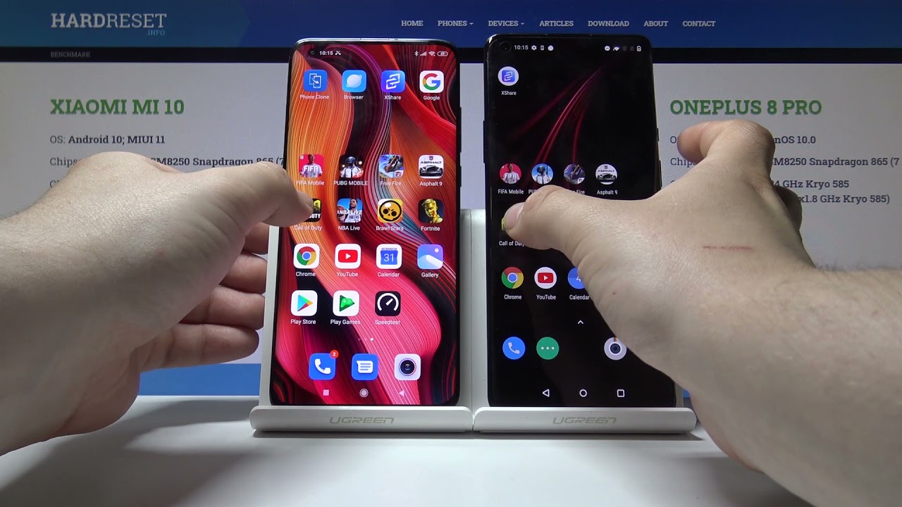 Xiaomi Mi 10 vs OnePlus 8 Pro Speed Test Multiple Apps Opening Comparison - Efficiency Review