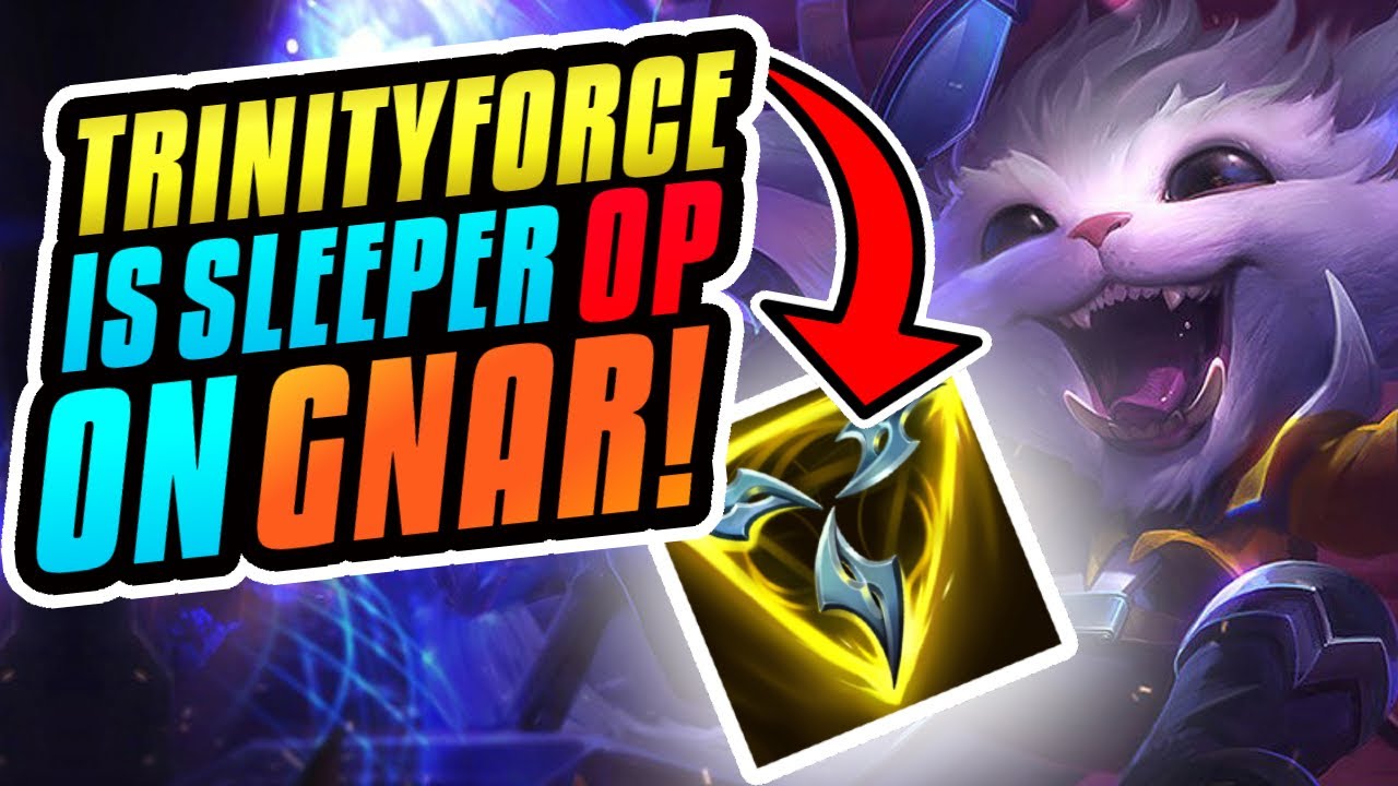 TRINITY FORCE IS BROKEN ON GNAR! SLEEPER OP MYTHIC ITEM? Season 12 Gnar Gameplay (League Of Legends)