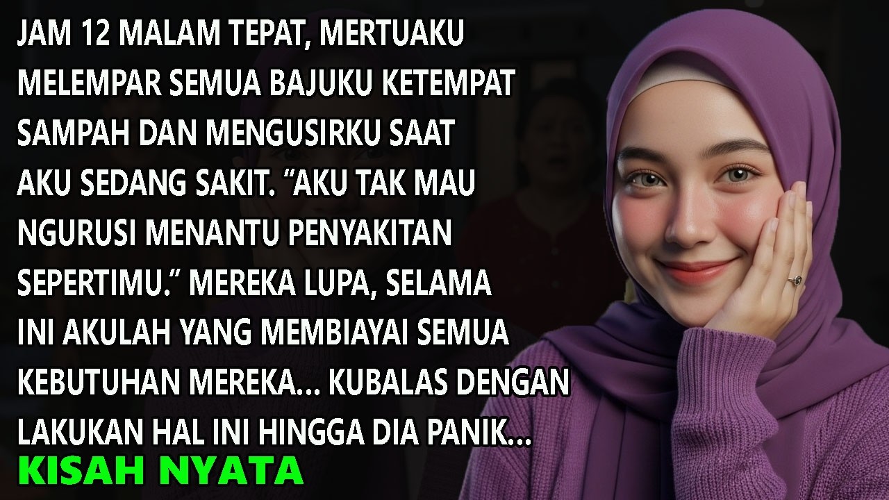 Suami & Mertua Lempar Bajuku ke Tong Sampah Tepat Jam 12 Malam, Dia Lupa Siapa yang Biayai Hidupnya