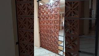 Terracotta Clay Jali Interior Design Elevation