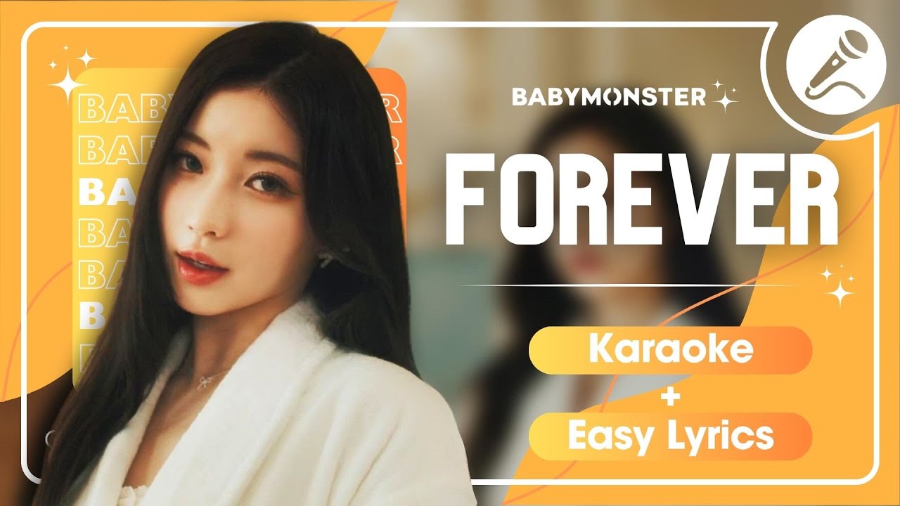 BABYMONSTER - ‘FOREVER’ Instrumental | Karaoke with Easy Lyrics