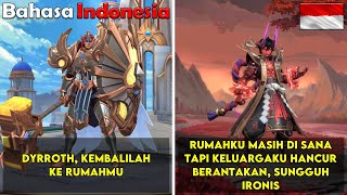 Percakapan Khusus Skin Dyrroth Collector mobile legend bahasa Indonesia || Dialog Collector Dyrroth