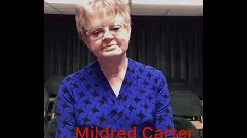 Mildred Carter sings