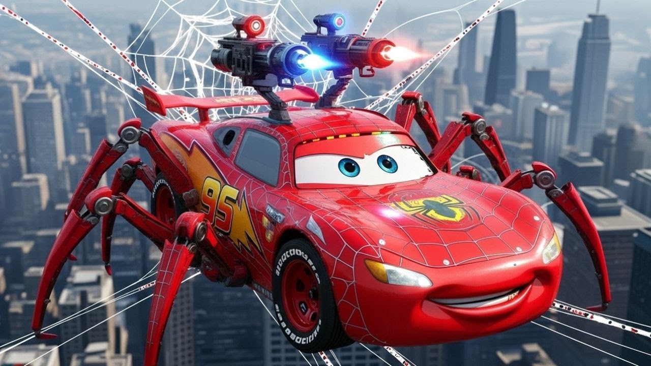 🚨 Spider McQueen – Hero or Monster? McQueen Escapes from Police Cars  [EP6]