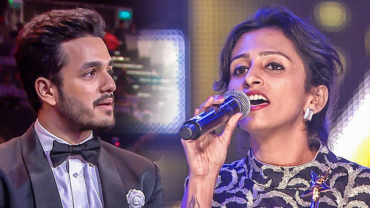Inchara Rao Singer Akhil Akkineni captivated by the lively performance of Singer Inchara ...
