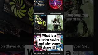 What is a shader cache and why some share it? Zelda Tears of the Kingdom huge cache!! #zelda