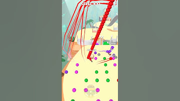 Bridge Race 3D game in MAX LEVEL ( Level - 100 ) #shorts #gaming  #bridgerace  #at2048