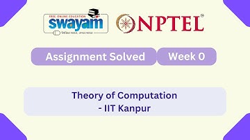 Theory of Computation Week 0 || NPTEL ANSWERS 2025 || MYSWAYAM #nptel #nptel2025 #myswayam