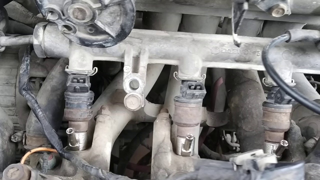 Гбо с проставками под бензиновые форсунки 2 - YouTube