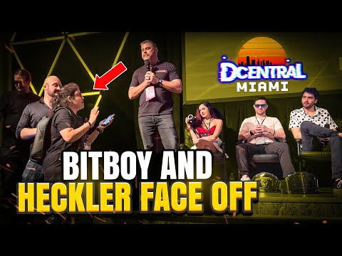 SPARKS FLY AT DECENTRAL MIAMI - BITBOY CRYPTO VS. HECKLER IN THE AUDIENCE