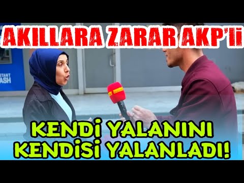 AKILLARA ZARAR AKP SEÇMENİ… Kendi Yalanını Kendisi Yalanladı! | Sokak Röportajları