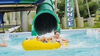 Raging Waves - Platypus Plunge Fast Pipeline Waterslide 4K Pov