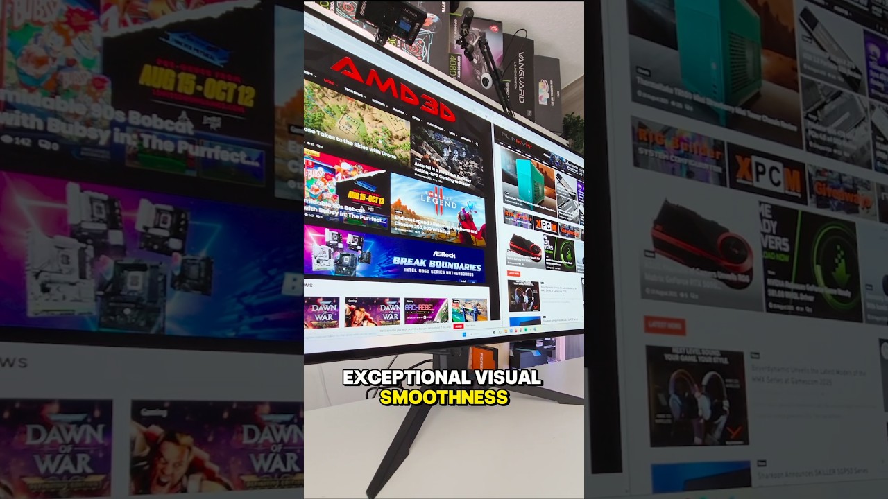 The ASRock PGO32UFS 32" 4K OLED Gaming Monitor 🔥 with 240Hz refresh rate and 0.03ms response time