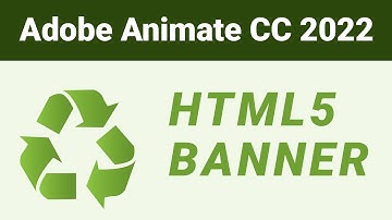 ADOBE ANIMATE CC 2022 - HTML5 ANIMATED BANNER - RECYCLE