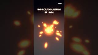 Explosions in 1 min! #unity #gamedev #vfx
