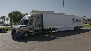 swift transportation veteran truck and trailèrs