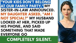 My Brother's Wife Said 'Your Kids Don't Belong At Our Family Party'—Then My Husband Made One Call...