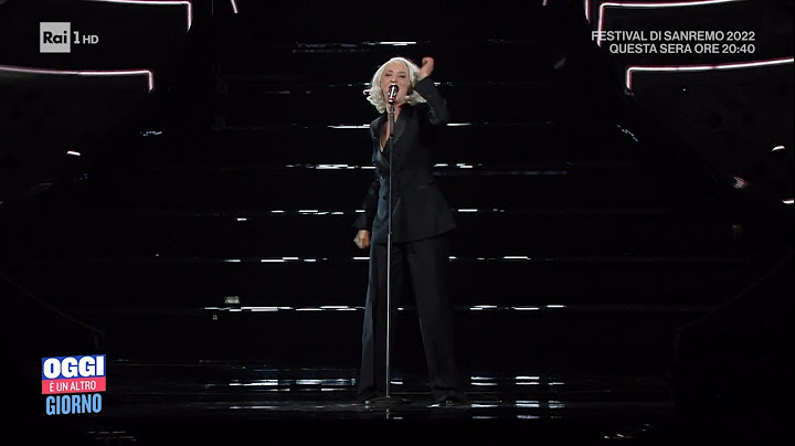 Sanremo 2022, la terza serata nel segno di Drusilla Foer - Oggi è un altro giorno 04/02/2022