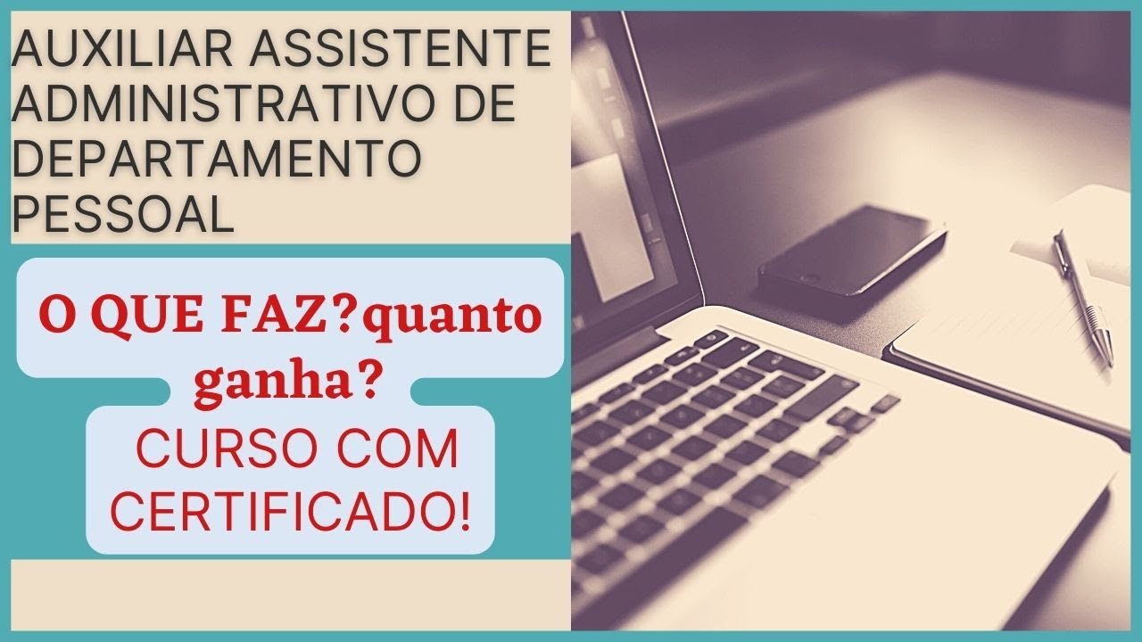 Auxiliar e Assistente Administrativo De Departamento Pessoal Descubra O ...