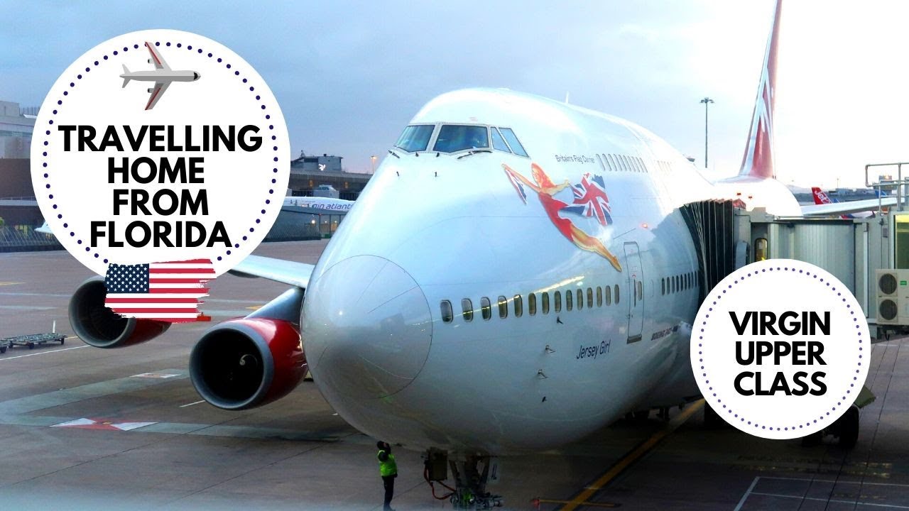 WALT DISNEY WORLD TRAVEL HOME DAY FEBRUARY 2020 | VIRGIN ATLANTIC UPPER CLASS | FLORIDA VLOGS