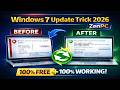 HOW TO UPDATE WINDOWS 7 IN 2026 || ✅ 100% Working || ZenPC
